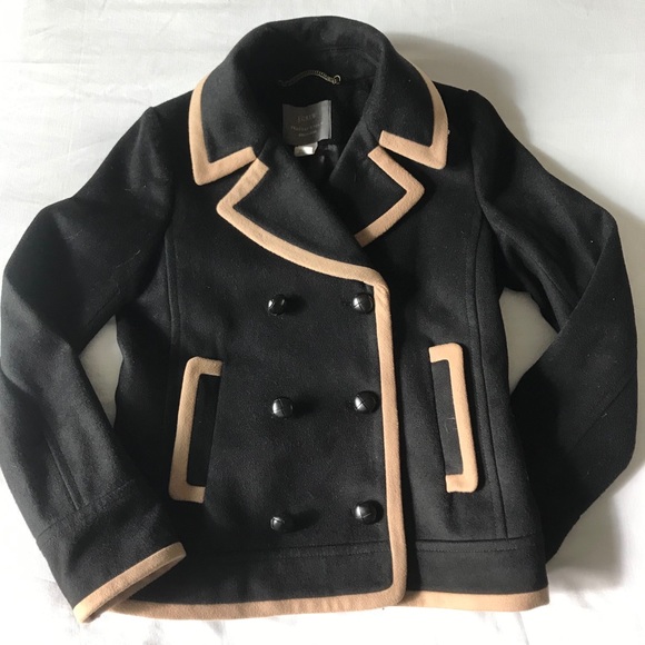 J Crew Wool Pea Coat - Picture 1 of 4